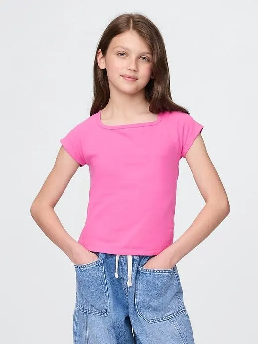 Kids Square-Neck T-Shirt
