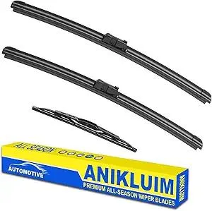 ANIKLUIM® 24"+21" Wiper Blades with 13" Rear Wiper Blade Set Replacement for 2009-2017 Traverse Windshield Wipers Original Factory Quality (Pack of 3)