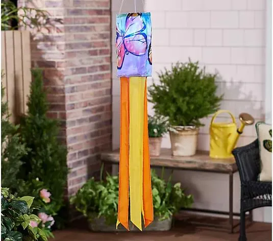 Evergreen Solar Illuminated Color Changing Windsock