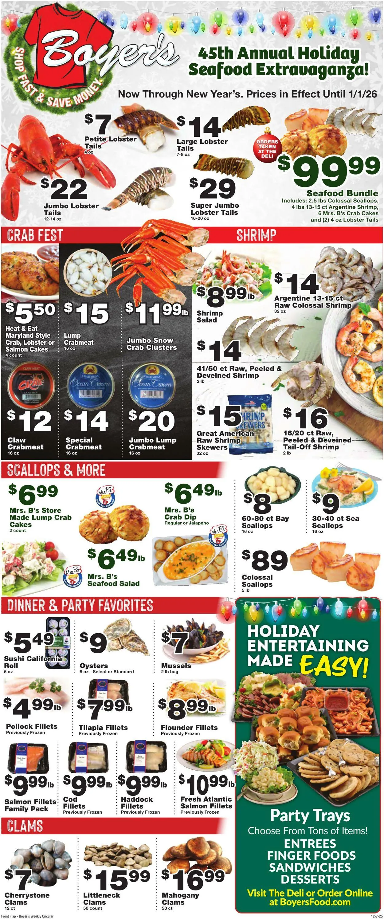 Weekly ad Boyer's from December 7 to December 13 2025 - Page 1