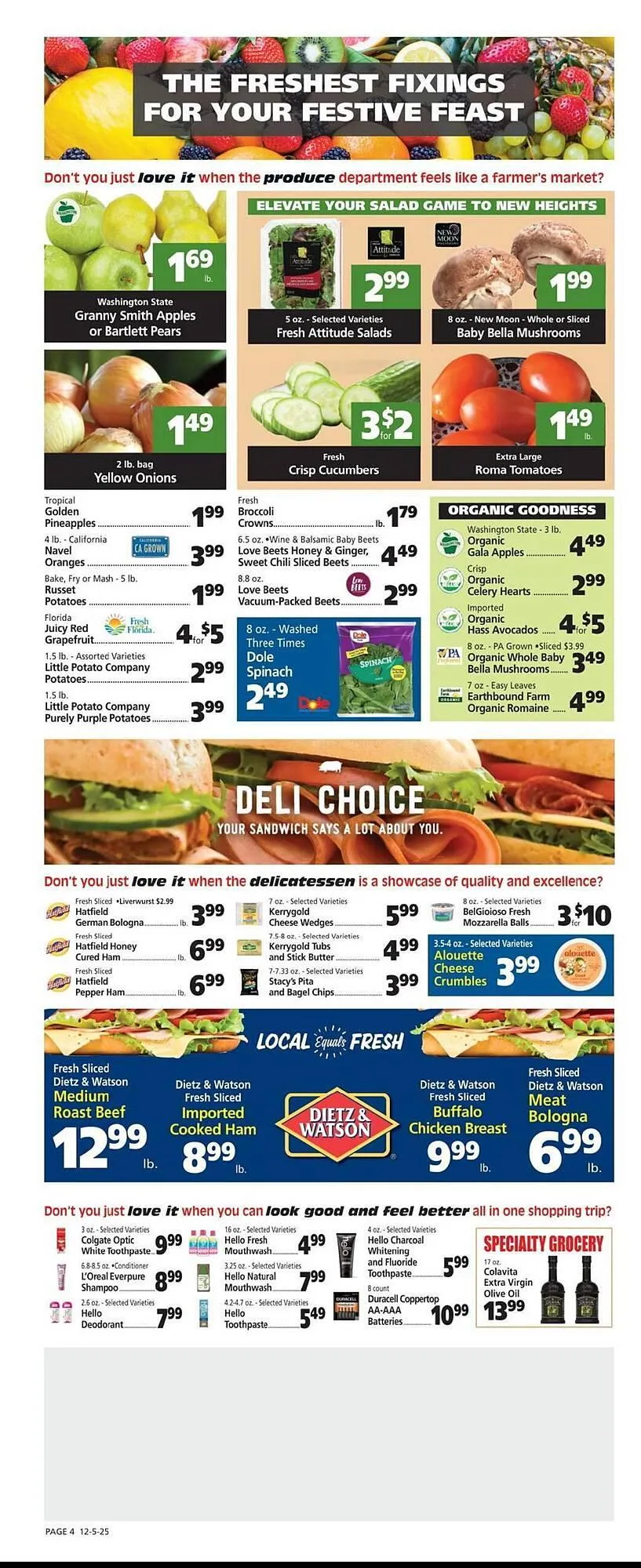 Weekly ad George's Market weekly ad from December 5 to December 11 2025 - Page 4