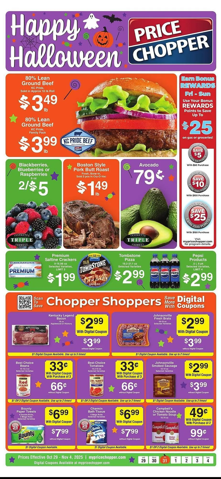 Weekly ad Price Chopper weekly ad from October 29 to November 4 2025 - Page 1