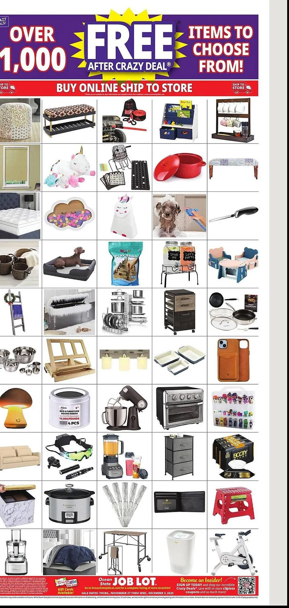 Weekly ad Ocean State Job Lot flyer from November 27 to December 3 2025 - Page 27