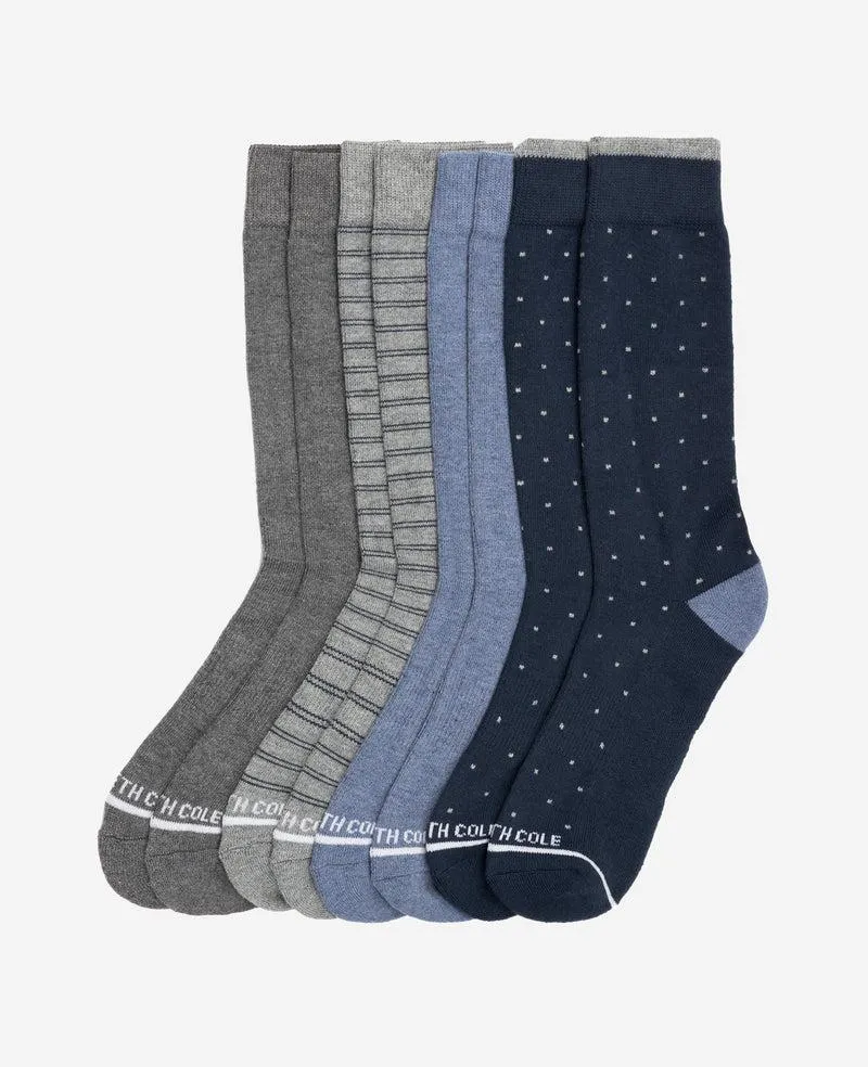 Half Cushion Dress Crew Socks 4-Pack