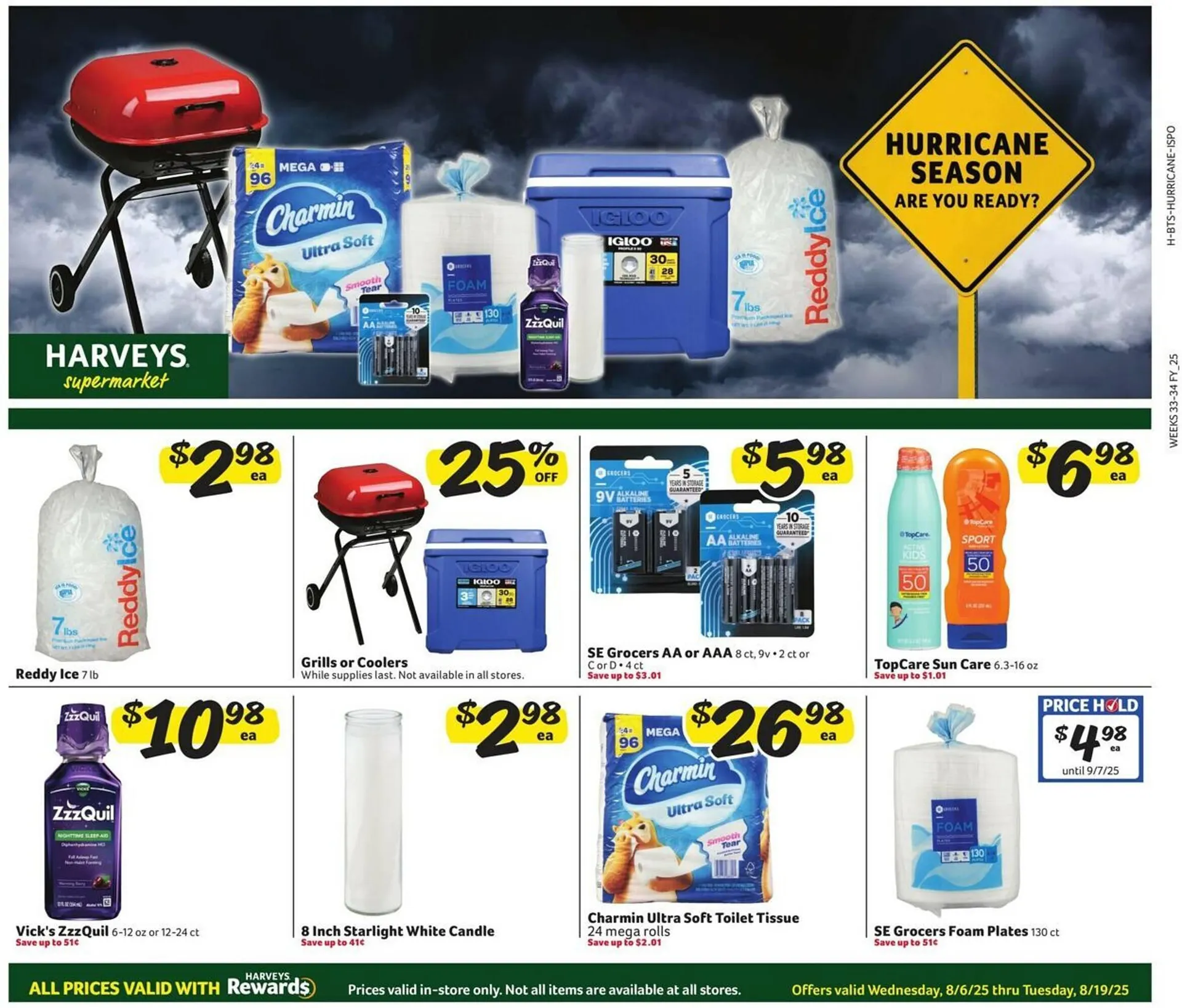 Weekly ad Harveys Supermarkets Weekly Ad from August 6 to August 19 2025 - Page 8