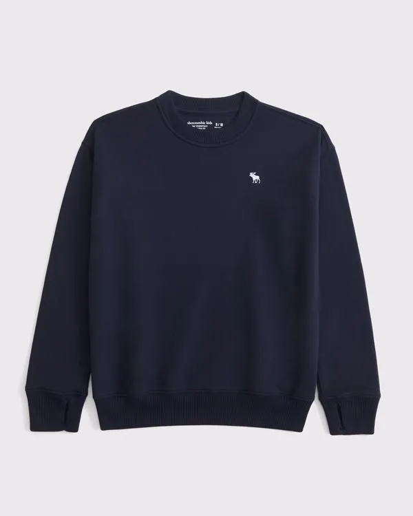 essential icon crew sweatshirt