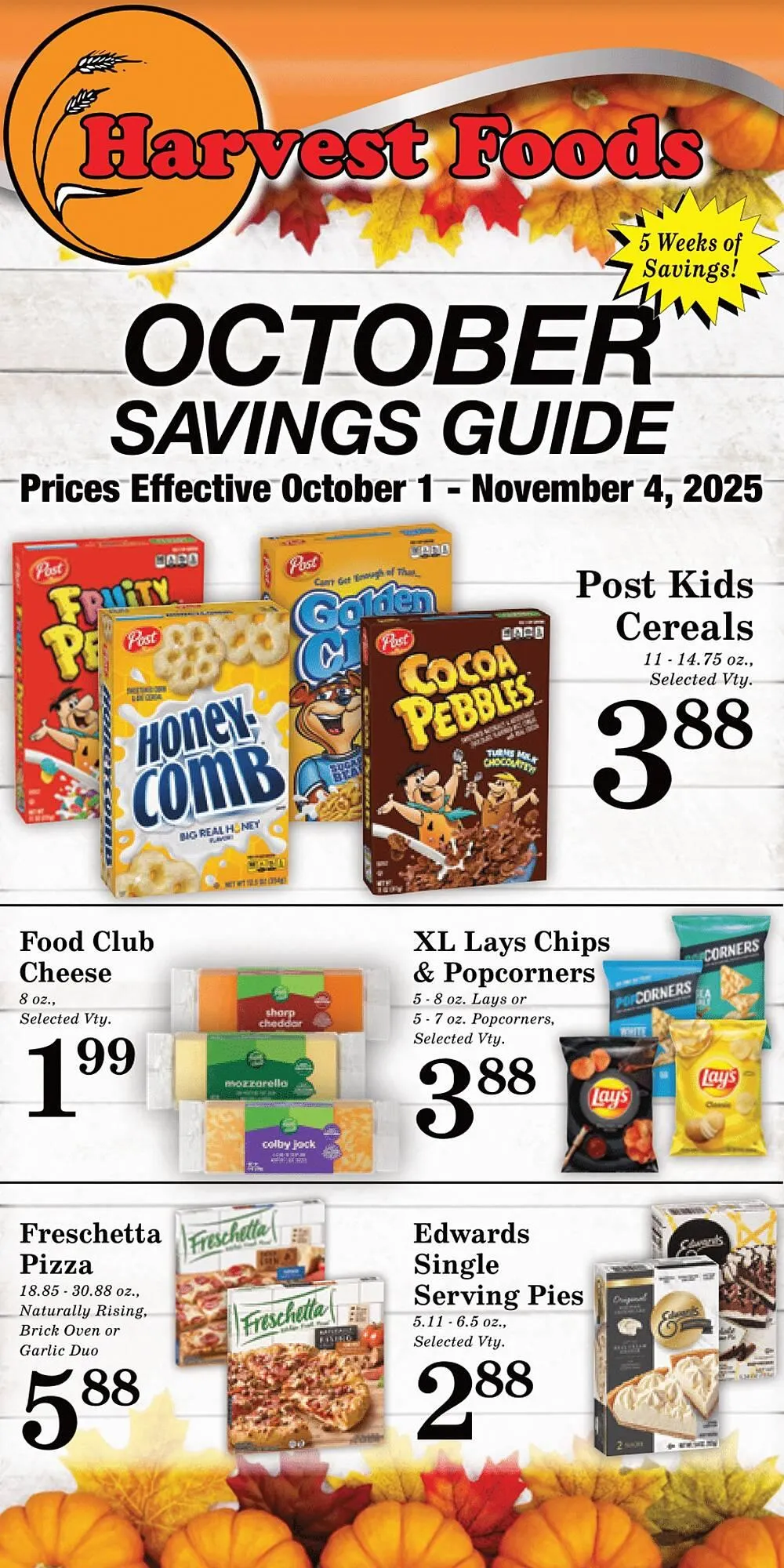 Weekly ad Harvest Foods weekly ad from October 1 to November 4 2025 - Page 2