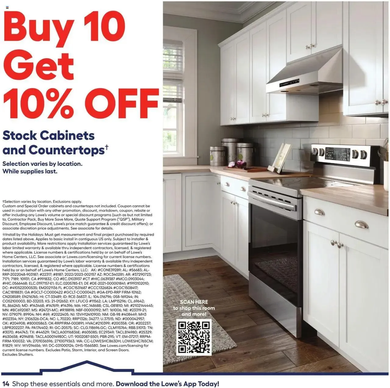 Weekly ad Lowe's - In Store Promotion from September 26 to October 16 2024 - Page 14