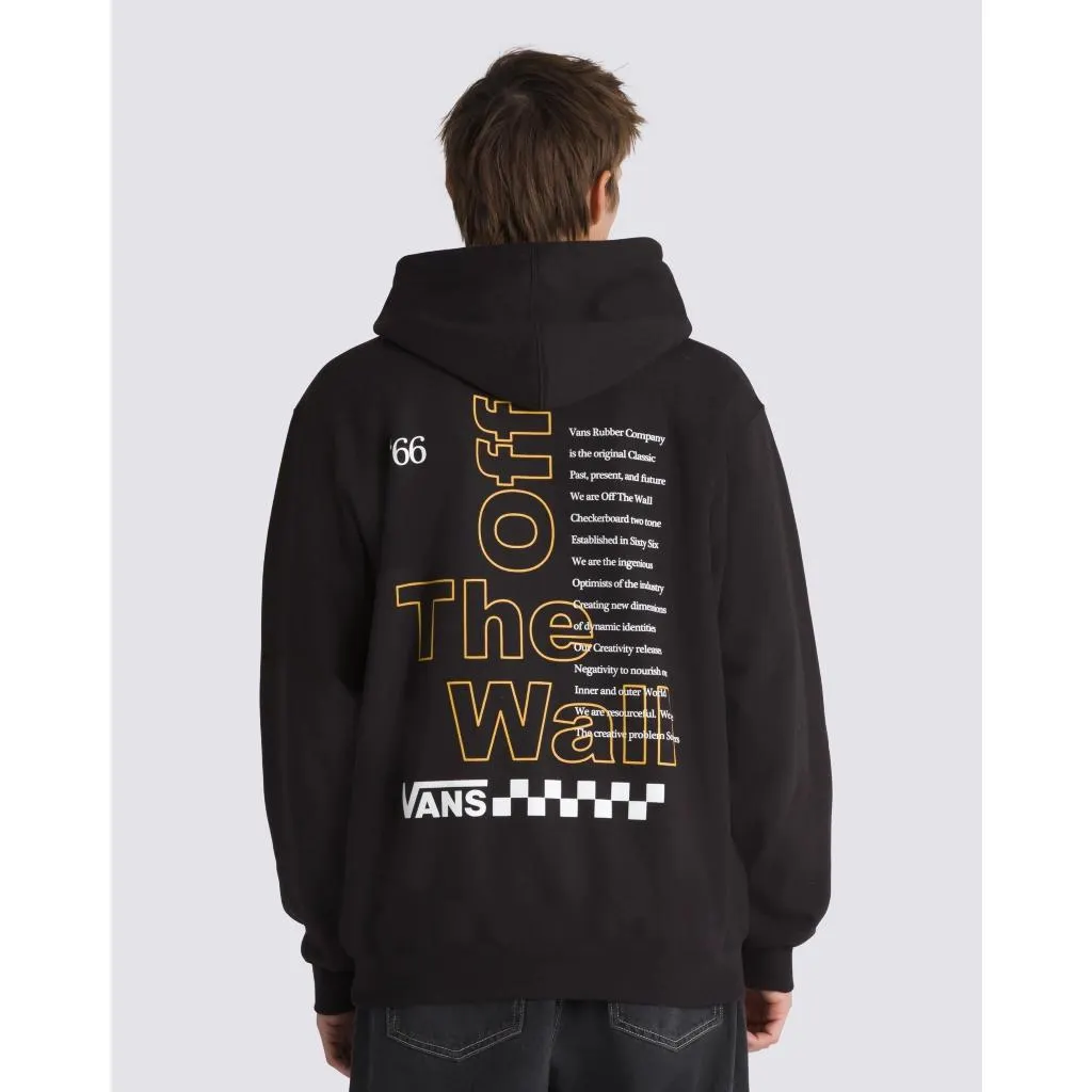 Posted Loose Pullover Hoodie