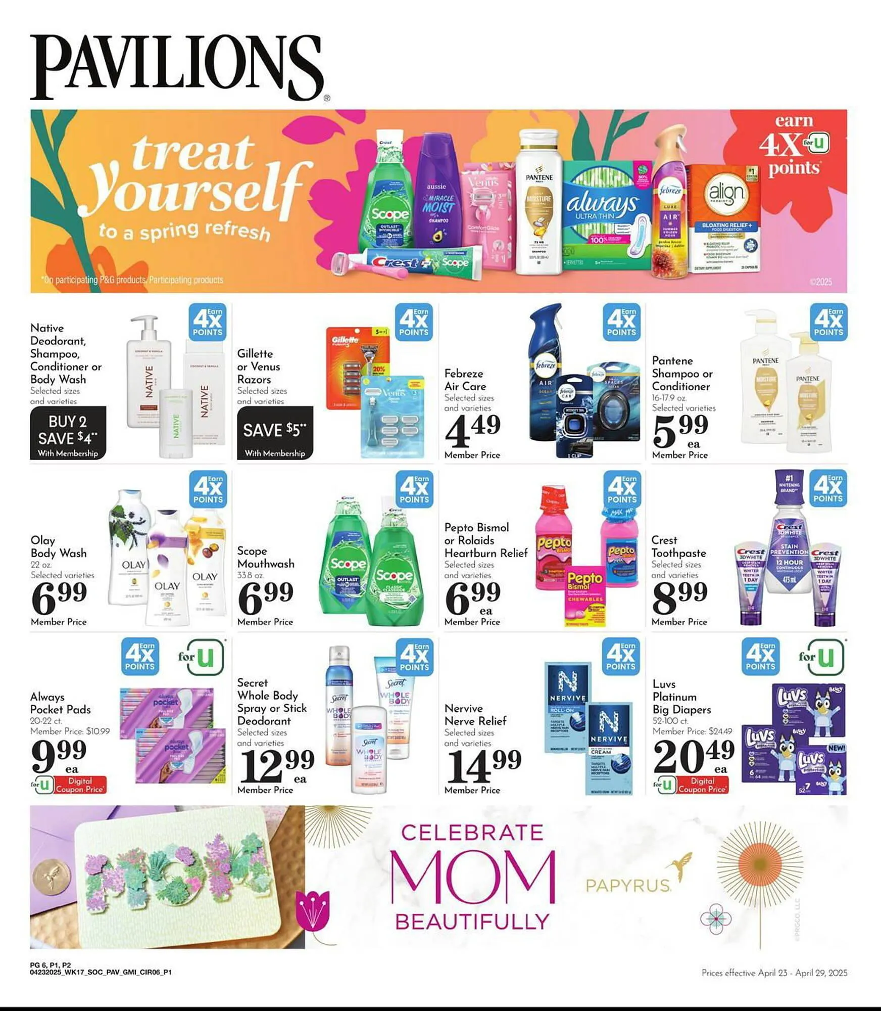 Weekly ad Pavilions Weekly Ad from April 23 to April 29 2025 - Page 6