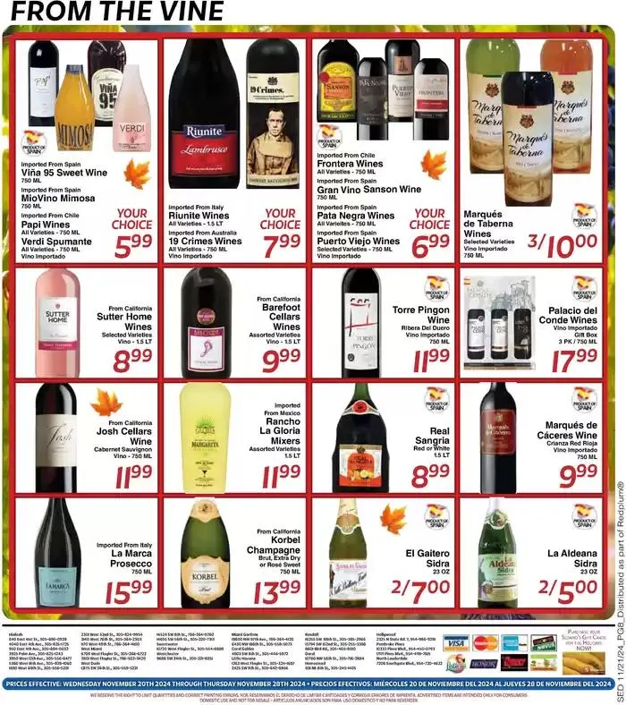 Weekly ad Sedano's weekly ad from November 20 to November 28 2024 - Page 8