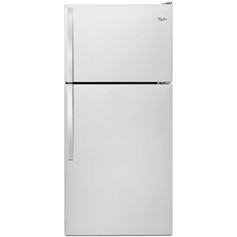 Whirlpool 30 in. 18.2 cu. ft. Top Freezer Refrigerator - Monochromatic Stainless Steel