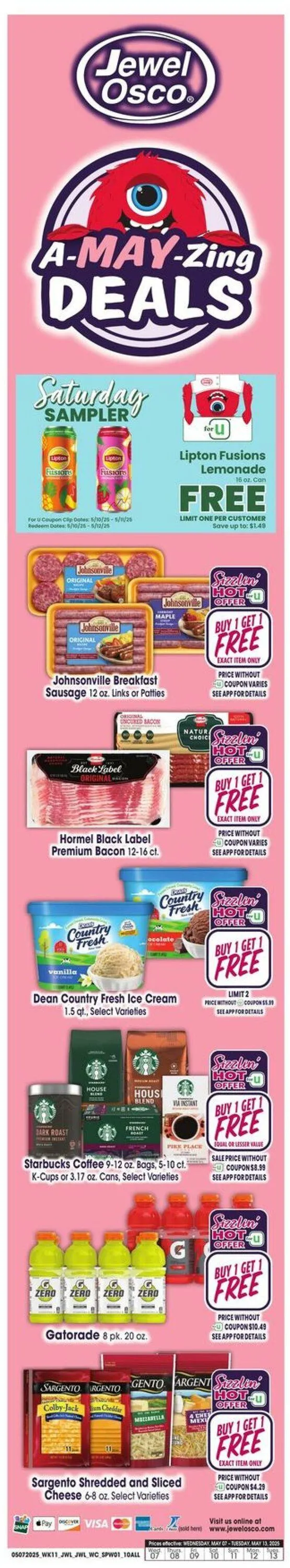 Weekly ad Jewel Osco Current weekly ad from May 7 to May 13 2025 - Page 1