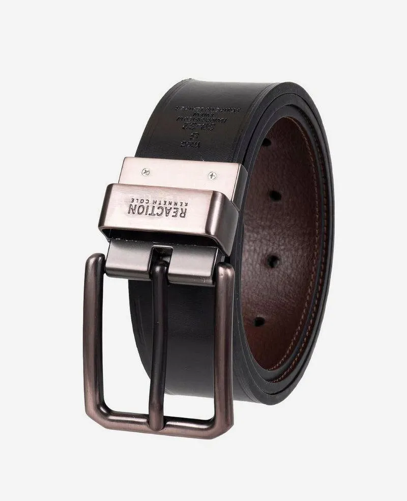 Reversible Cross-Stitch Belt - Brown/Black