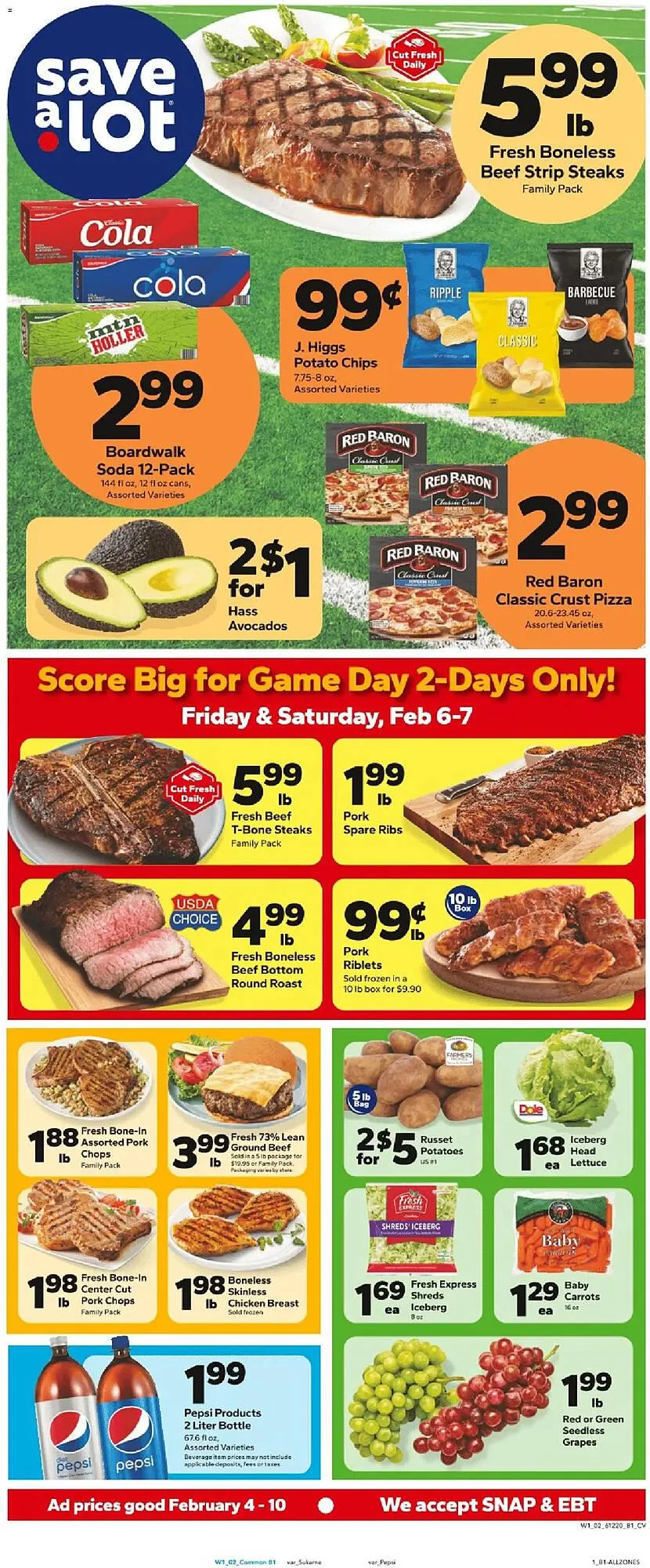 Weekly ad Save a Lot weekly ad from February 4 to February 11 2026 - Page 1