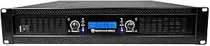 Rockville RPA12 5000W Peak/1400W RMS 2 Channel Rack Mount Power Amplifier, Bridgeable Pro/DJ Amp, LED Indicators, for Live Sound