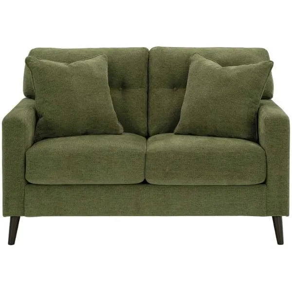 Bixler Tufted Olive Loveseat