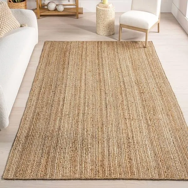Brooklyn Rug Co Adelaida Farmhouse Jute Area Rug