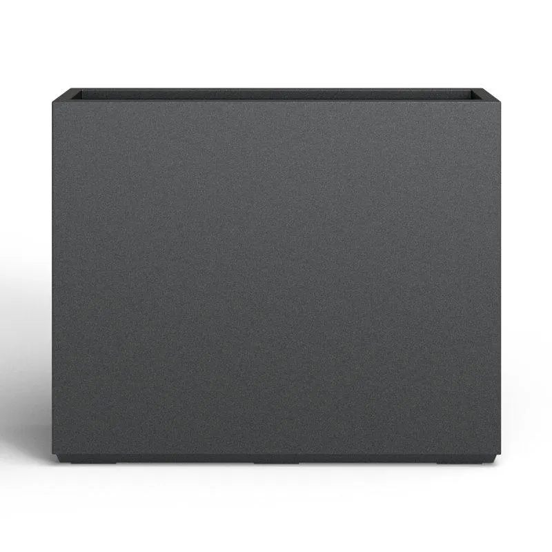 30" H x 38" W x 9.8" D Gray Tormund Metal Planter Box