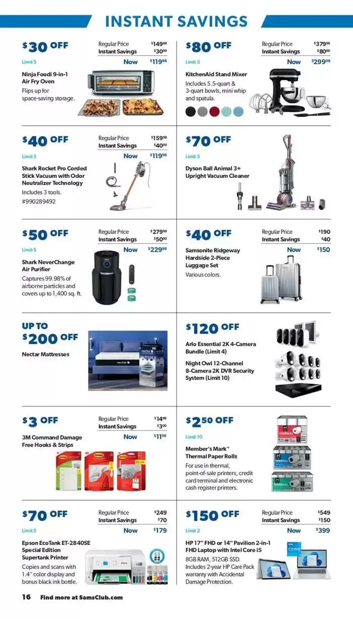 Weekly ad Sam's Club Weekly ad from March 12 to April 6 2025 - Page 16