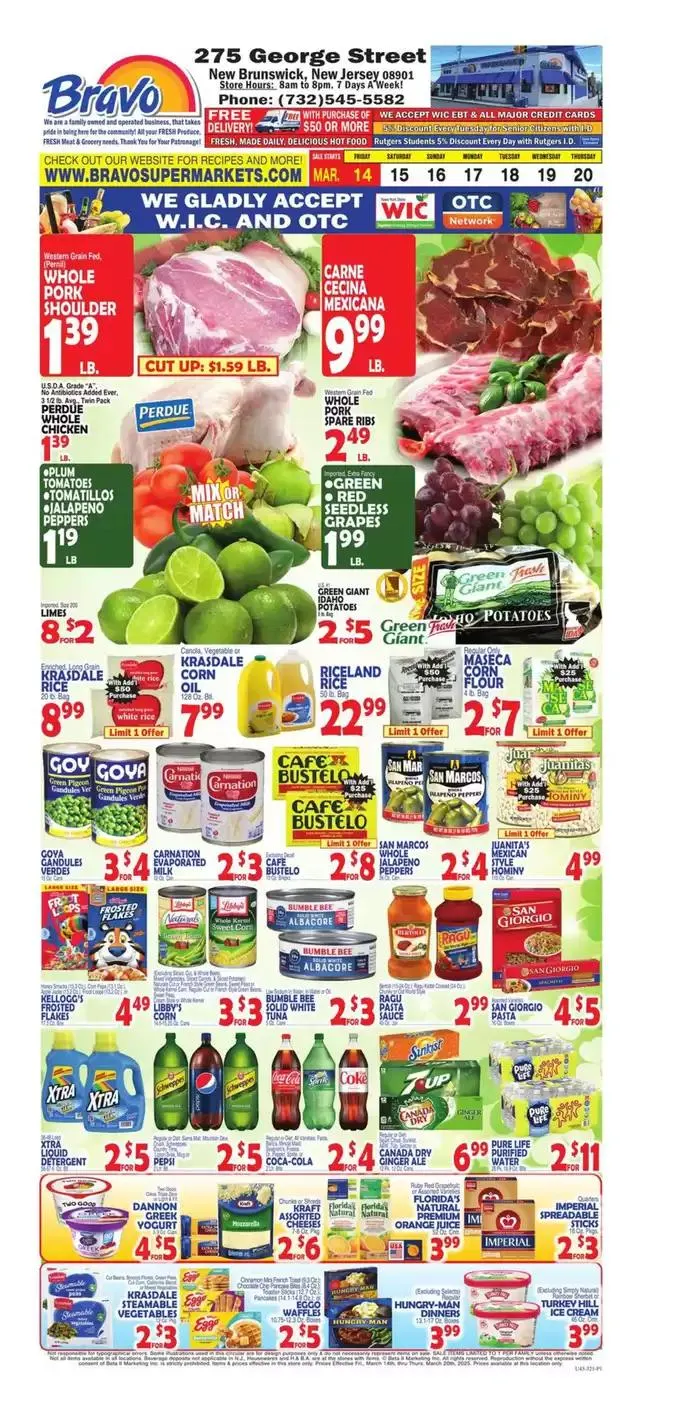 Weekly ad Special offers for you from March 14 to March 20 2025 - Page 1