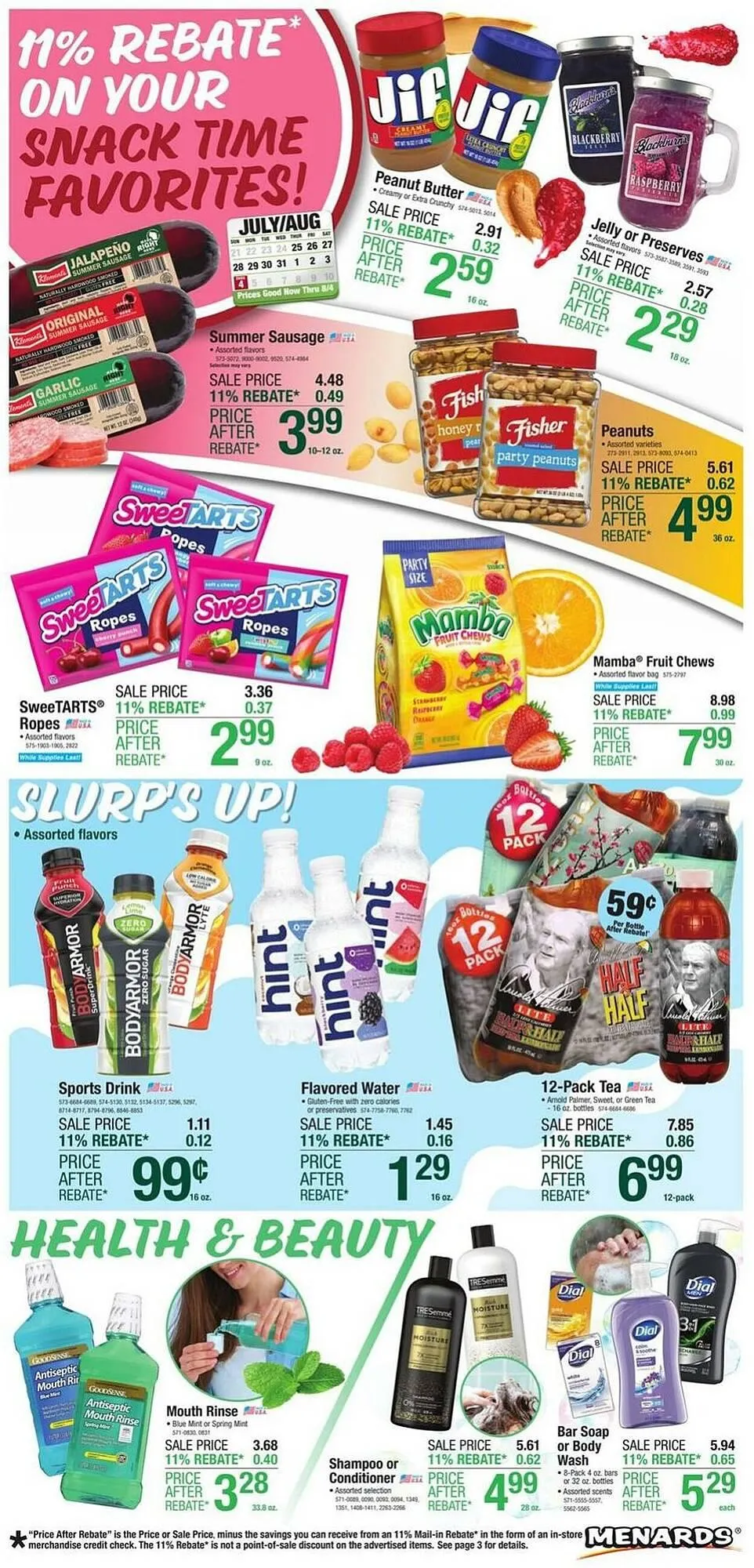 Weekly ad Menards Weekly Ad from July 24 to August 4 2024 - Page 1