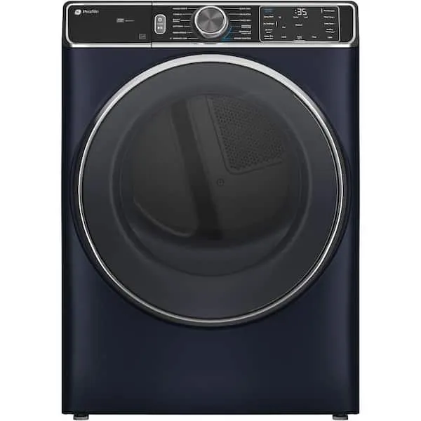 Profile 7.8 cu. ft. vented Gas Dryer in Sapphire Blue with Steam and Sanitize Cycle, ENERGY STAR