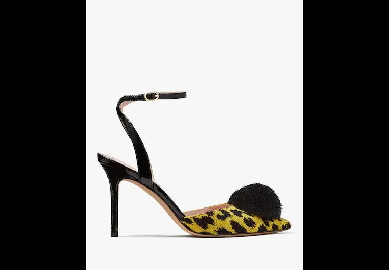 Amour Pom Leopard Pumps