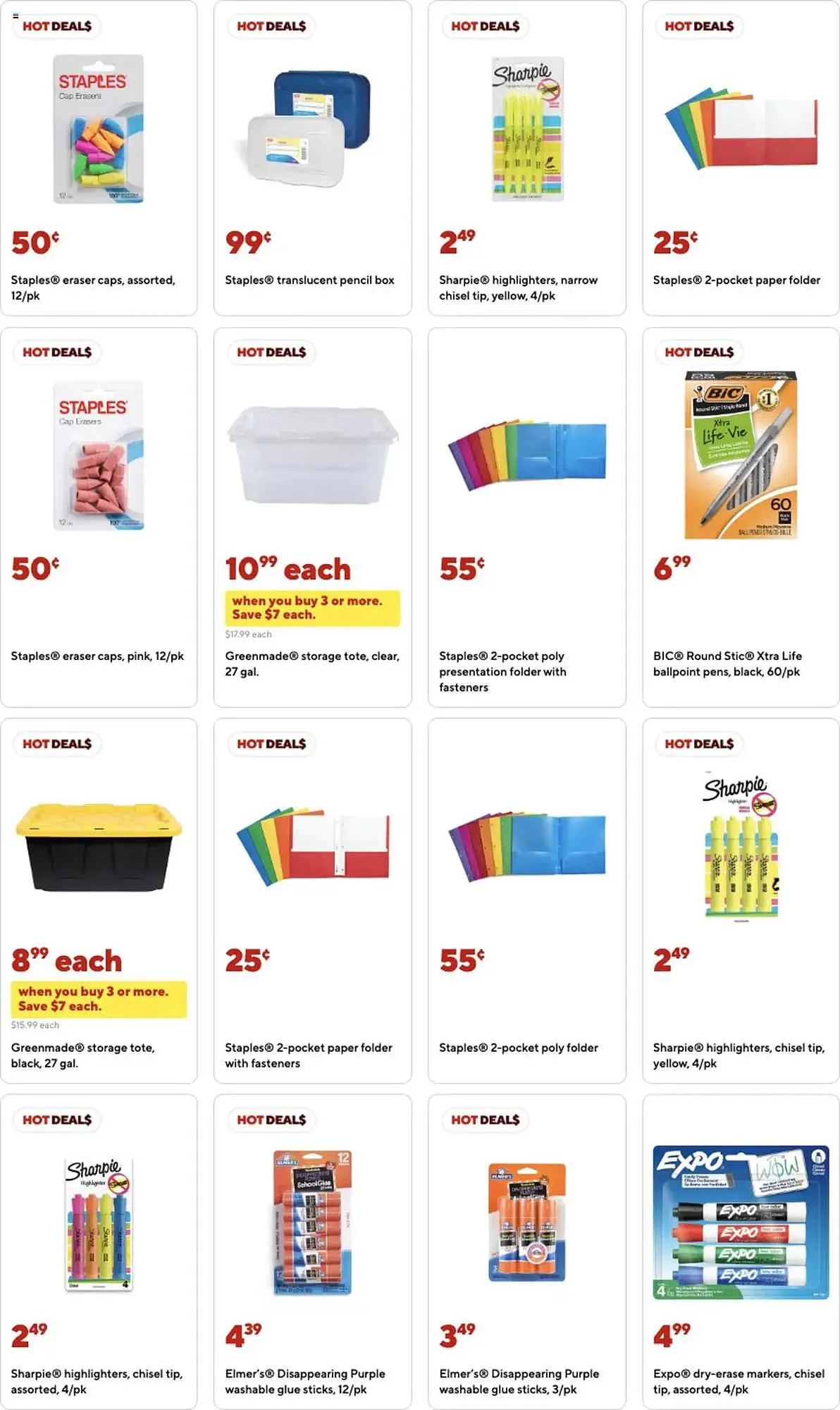 Weekly ad Staples Weekly Ad from July 27 to August 3 2025 - Page 3