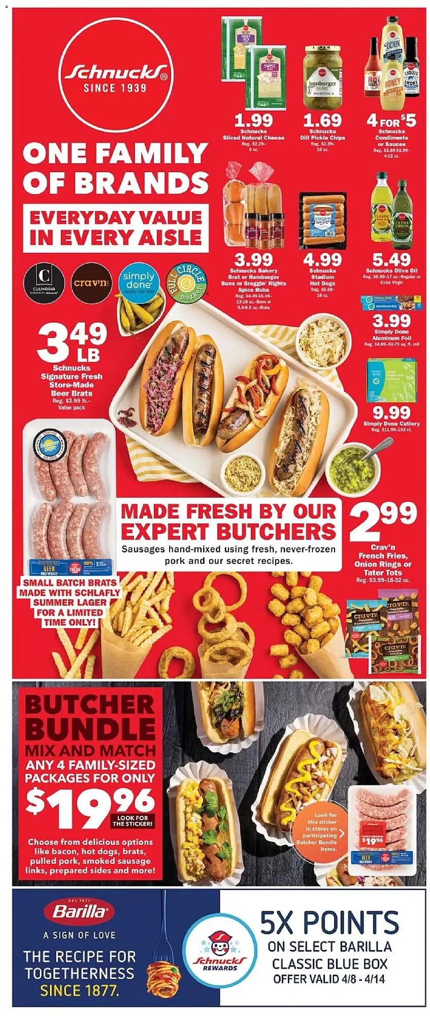 Weekly promotion Schnucks weekly ad spanning from April 8 to April 14 2026 - Page 2 for Catalogue 365