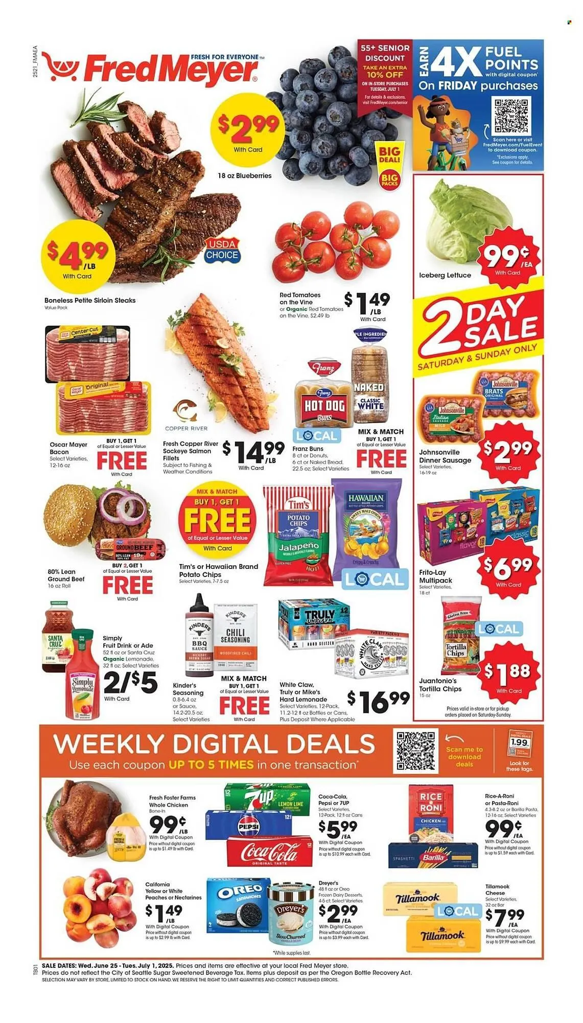 Weekly ad Fred Meyer Weekly Ad from June 25 to July 1 2025 - Page 1