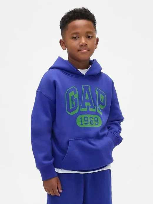 Kids VintageSoft Logo Hoodie