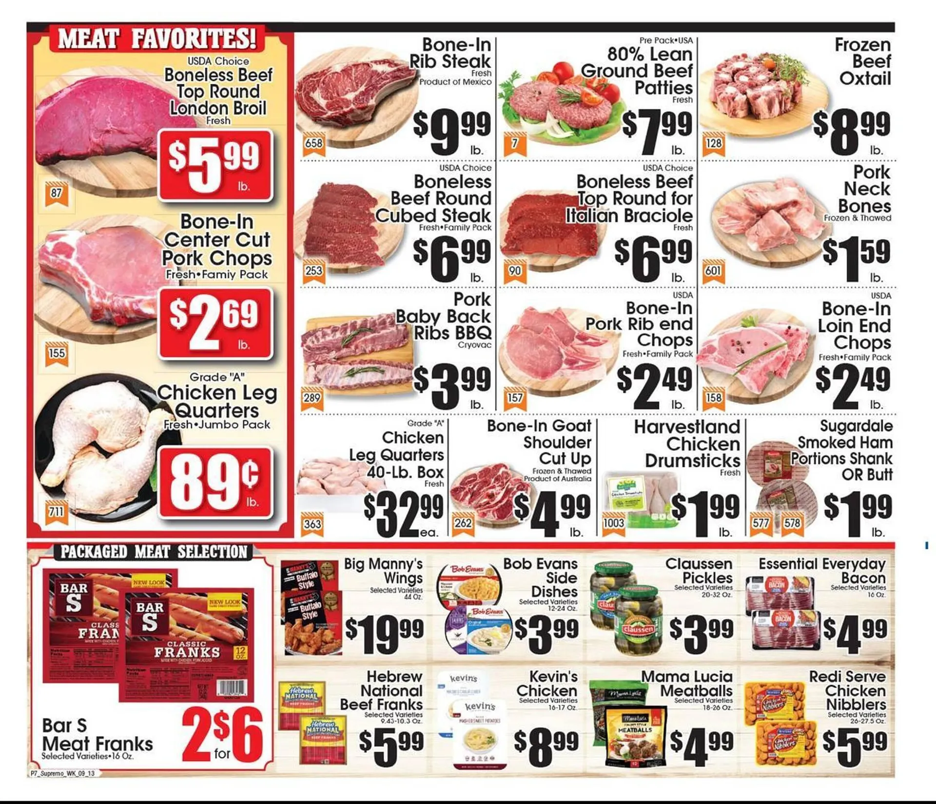 Weekly promotion Supremo Foods Inc weekly ad spanning from September 13 to September 19 2025 - Page 7 for Catalogue 365