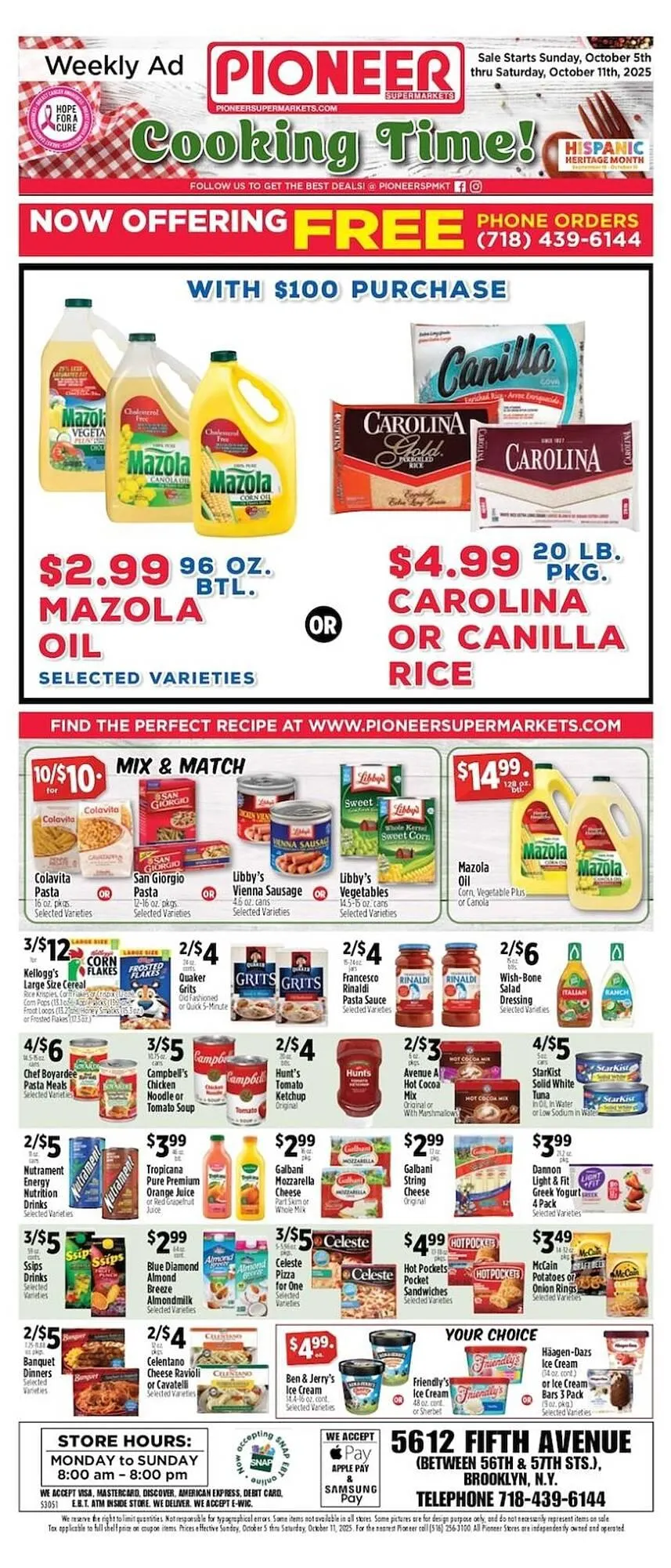Weekly ad Pioneer Supermarkets weekly ad from October 5 to October 11 2025 - Page 1