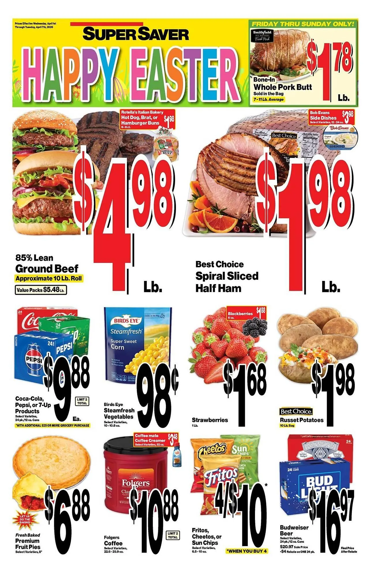 Weekly ad Super Saver weekly ad from April 3 to April 7 2026 - Page 1