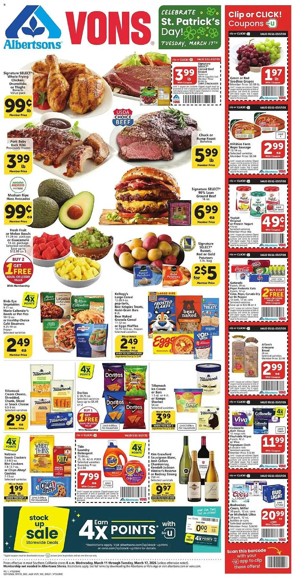 Vons weekly ad - 1