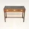 Military Campaign Yew Wood Desk, 1950s