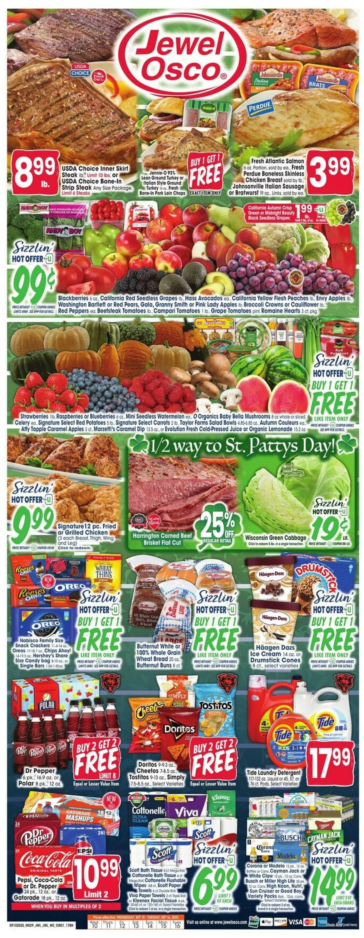 Weekly ad Jewel Osco Current weekly ad from September 10 to September 16 2025 - Page 1