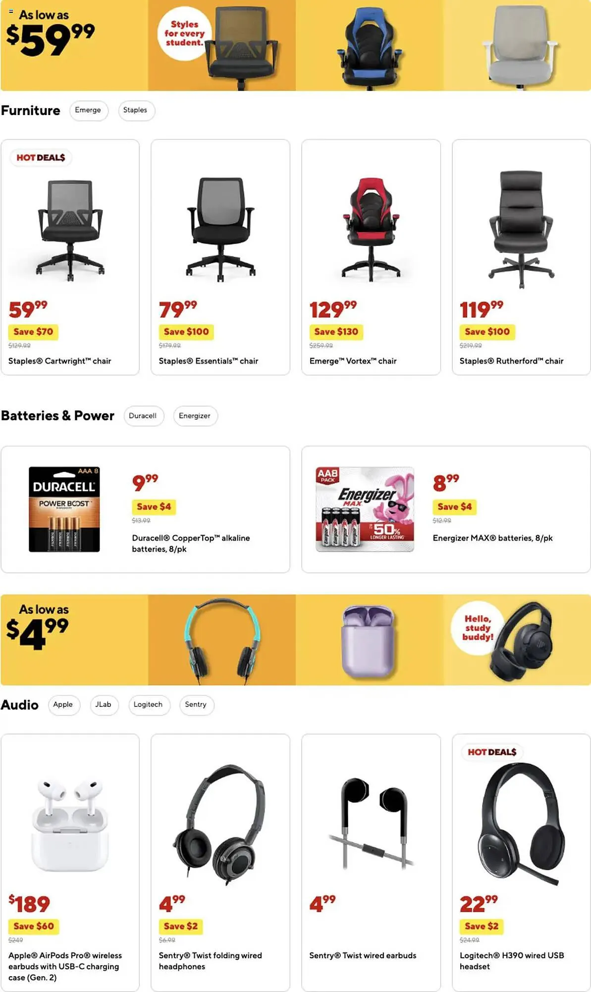 Weekly ad Staples Weekly Ad from August 3 to August 10 2025 - Page 11