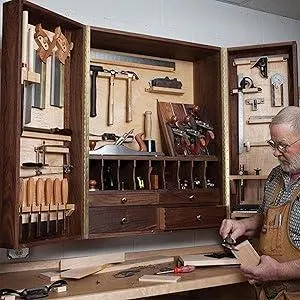 WOODCRAFT Project Paper Plan to Build Hand Tool Cabinet - Material Not Included