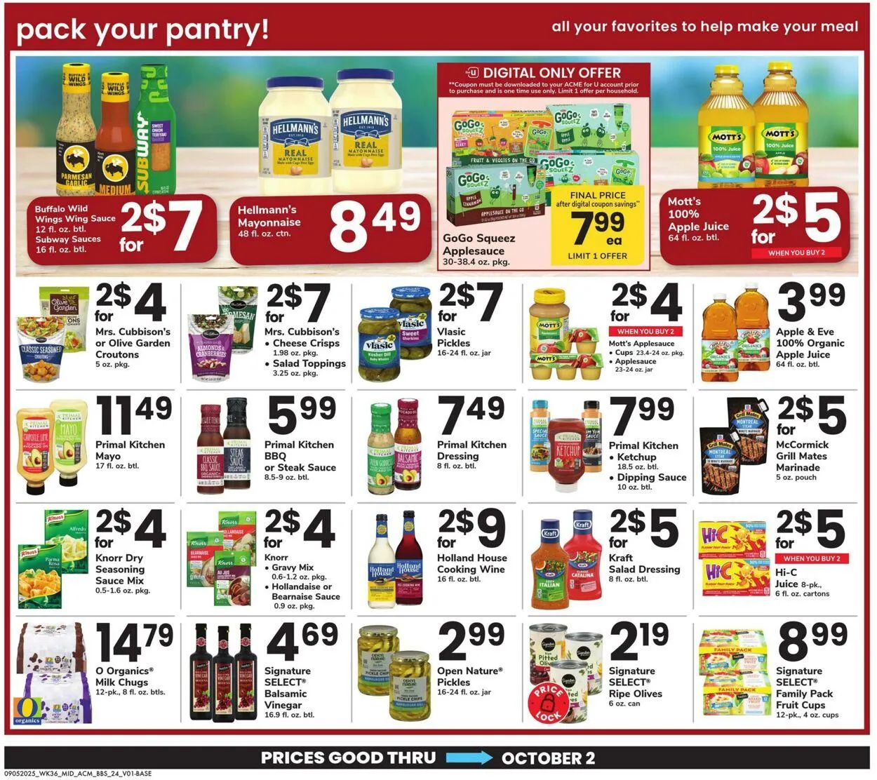 Weekly ad Acme Current weekly ad from September 5 to October 2 2025 - Page 24