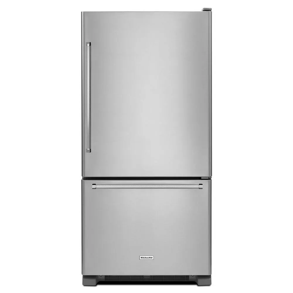 KitchenAid® 18.7 cu. ft. Stainless Steel Bottom-Freezer Refrigerator