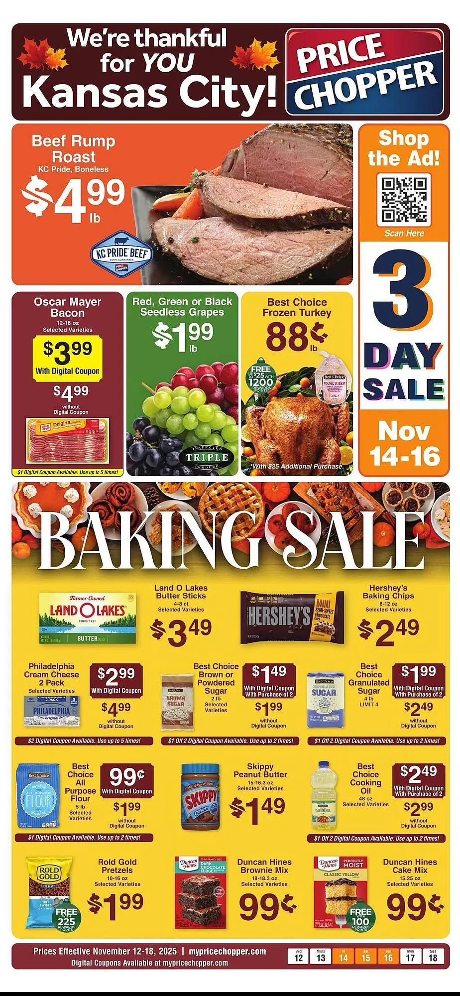Weekly ad Price Chopper weekly ad from November 12 to November 18 2025 - Page 1