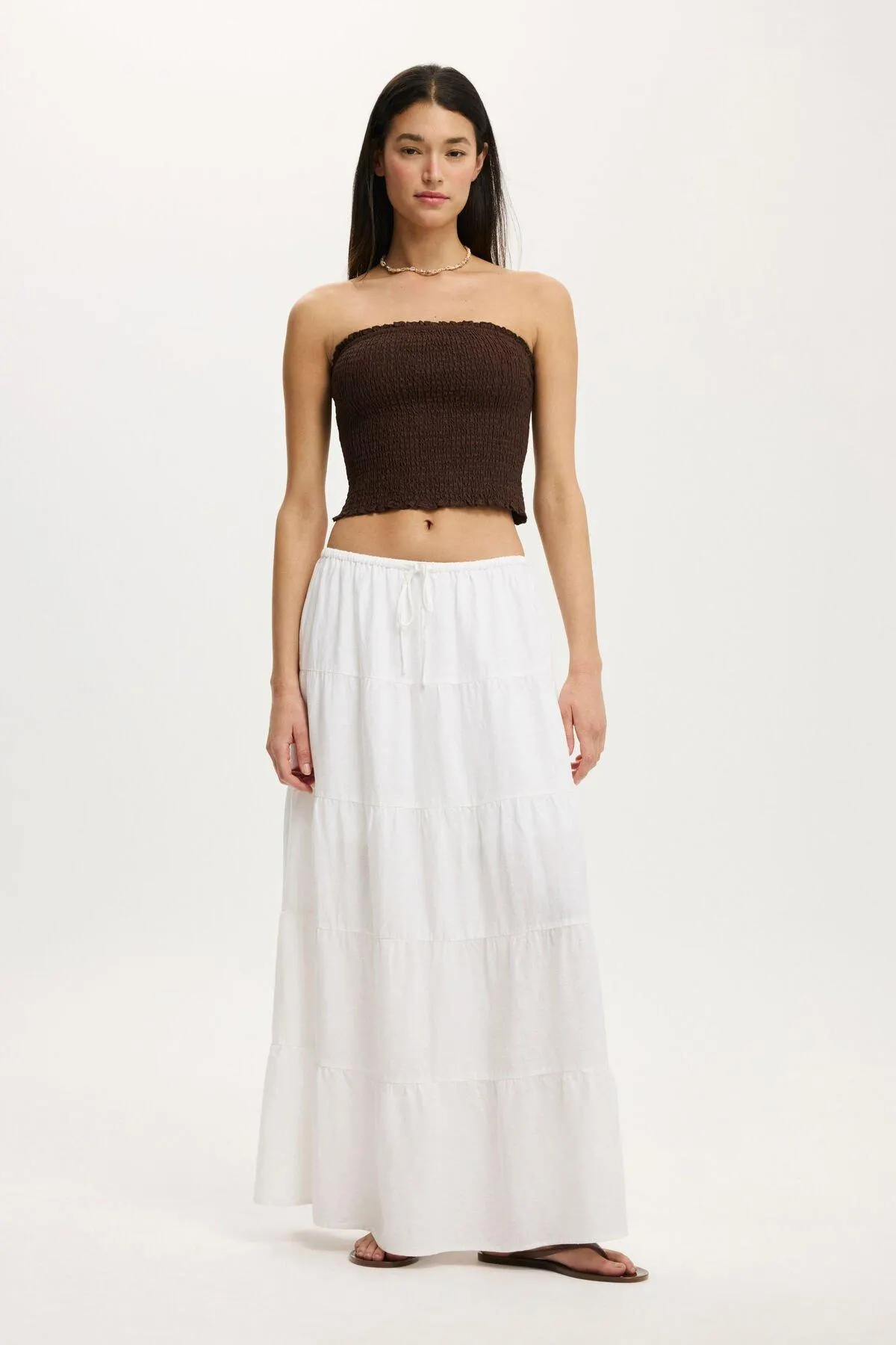 Haven Multi Tiered Maxi Skirt