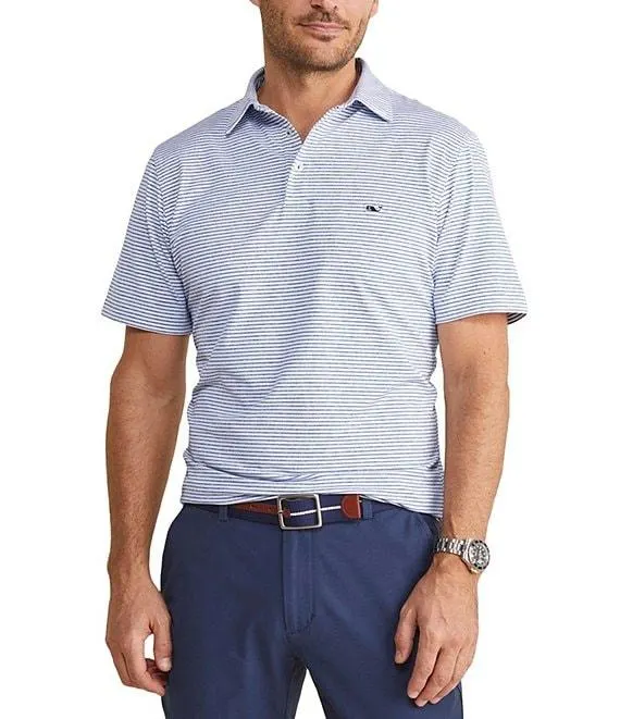 Bradley Stripe Sankaty Short Sleeve Polo Shirt