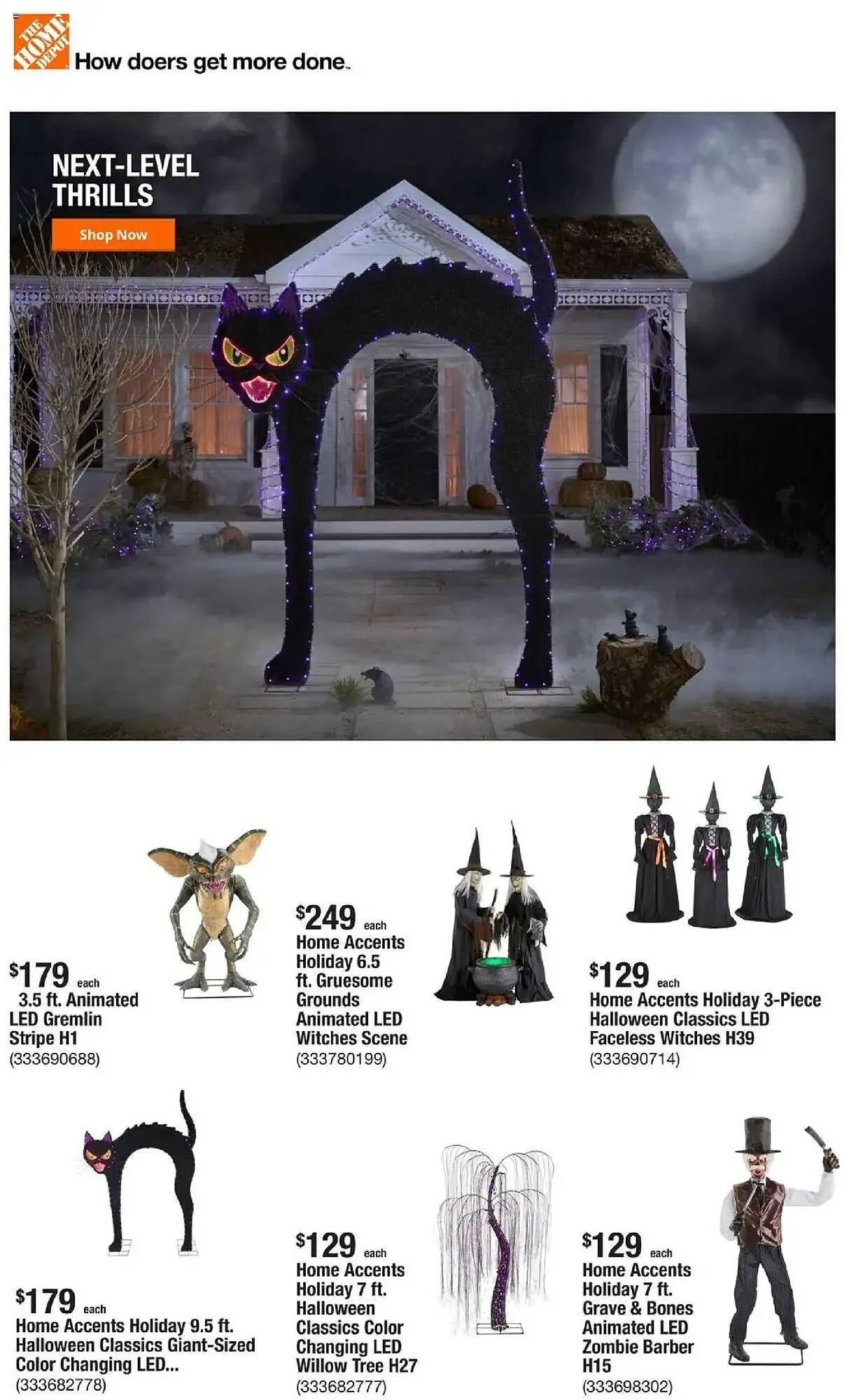 Weekly ad The Home Depot flyer from September 25 to October 3 2025 - Page 1
