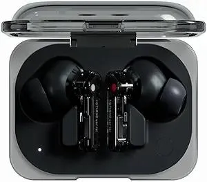 Nothing Ear (a) Wireless Earbuds, 45dB Hybrid Noise Cancelling Earbuds, Hi-Res Audio, Advanced Equaliser, Dual Connect, 6 Mics, 42.5H Playtime Ear Buds Wireless Bluetooth, Black