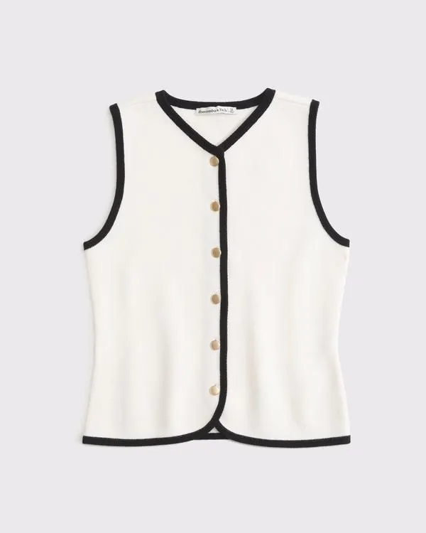 The A&F Mara High-V LuxeLoft Sweater Vest