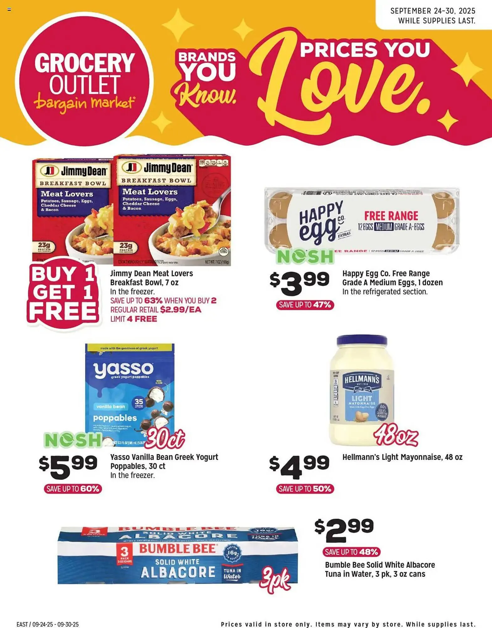 Weekly ad Grocery Outlet weekly ad from September 24 to October 1 2025 - Page 1