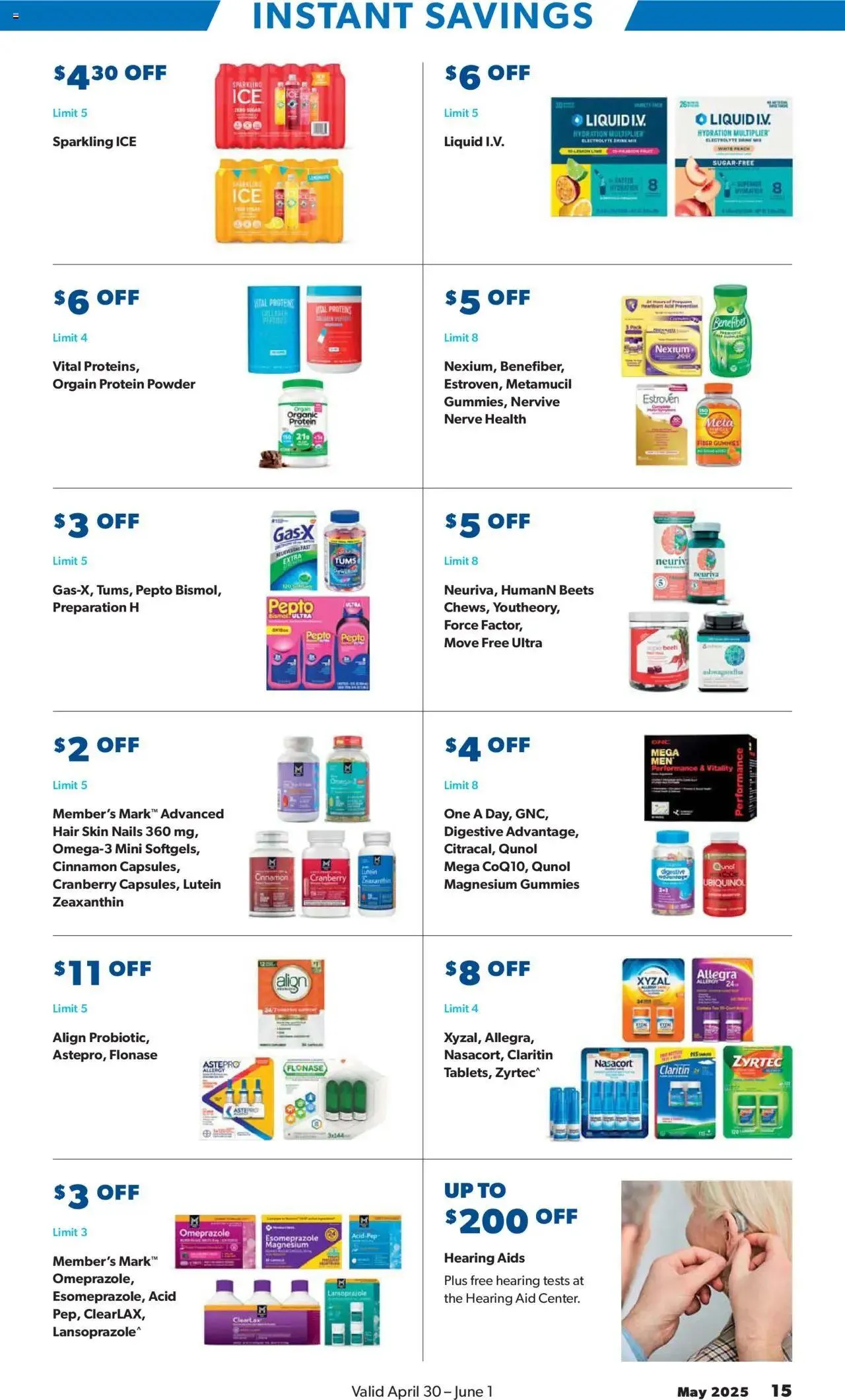 Weekly ad Sam's Club Savings Book May 2025 from April 30 to June 1 2025 - Page 15